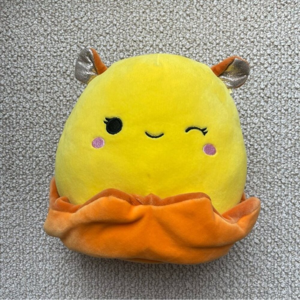 Squishmallow Bijan Octopus Yellow Orange Plush Stuffed Animal 7”